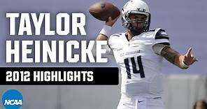 Taylor Heinicke: 2012 FCS playoff highlights at Old Dominion