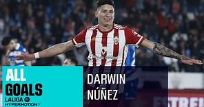 TODOS los GOLES de DARWIN NÚÑEZ con la UD ALMERÍA 😍​