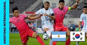Argentina vs Corea del Sur - Amistoso internacional Sub 23 de fútbol