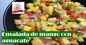 ENSALADA de mango con aguacate