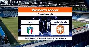 Calcio femminile: Italia - Olanda - Rai Sport