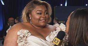 DaVine Joy Randolph Shares Special Meaning Behind Her SAG Awards Dress Exclusive