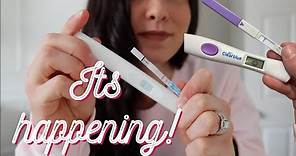 ITS FINALLY HAPPENING! | Live Ovulation test after Clomid