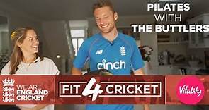 Jos and Louise Buttler Follow-Along Pilates Session | Pilates For Cricket! | Vitality Fit4Cricket