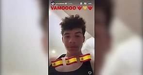 El vídeo del hijo de Marcelo tras su debut con la Selección Española sub-15