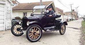 1922 Ford Model T Roadster How to Start & Engine Sound & Ride on My Car Story with Lou Costabile