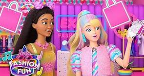 Barbie va al centro commerciale e compra un nuovo vestito! | Barbie Divertimento alla Moda