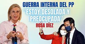Rosa Díez sobre la guerra interna del PP: “Estoy desolada y preocupada”