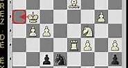99% tactica, doble sacrificio, atracción y la horquilla visualiza Entrenamiento en Ajedrez #ajedrez