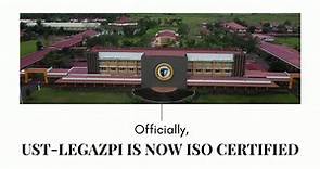 UNIVERSITY OF SANTO TOMAS-LEGAZPI IS NOW ISO CERTIFIED!