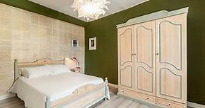 Dormitorio verde con decoración musical SIN OBRA - Programa completo - Decogarden
