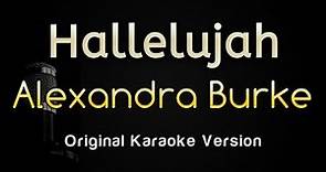Hallelujah - Alexandra Burke (Karaoke Songs With Lyrics - Original Key)