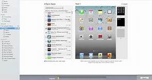 iPad Setup in iTunes