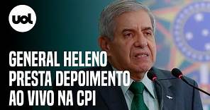 🔴 CPI do 8/1 no DF: general Augusto Heleno, ex-ministro de Bolsonaro, presta depoimento ao vivo