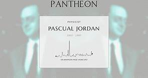 Pascual Jordan Biography - German physicist and politician (1902–1980)