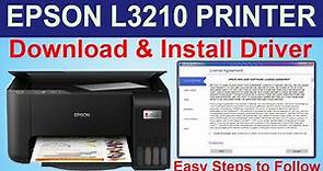 HOW TO DOWNLOAD AND INSTALL EPSON L3210 DRIVER - ENGLISH SUBTITLE