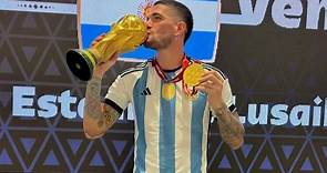 El nuevo tatuaje de Rodrigo De Paul tras salir campeón con la Selección Argentina