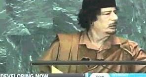 Muammar Gaddafi Speech To United Nations. September 23, 2009 (Full)