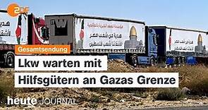 heute journal 23.03.24 Hilfslieferung Gaza, Anschlag Moskau, Präsidentschaftswahl Slowakei (english)
