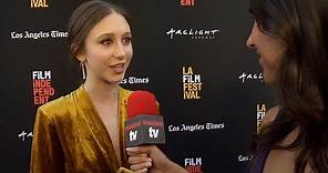 Taissa Farmiga Interview “We Have Always Lived in the Castle” World Premiere