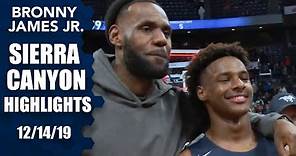 Bronny James leads Sierra Canyon to win in front of LeBron | Prep Highlights