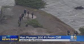 Man Dies After Falling 200 Feet Down Cliff At San Francisco's Lands End