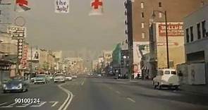 Hollywood blvd 1956 "Vintage Los Angeles" on Facebook Footage can be licensed by Getty Images