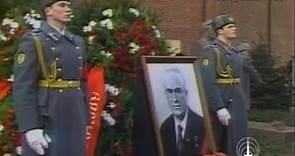 Vremya News USSR Leader Yuri Andropov Funeral Программа время 14.02.1984