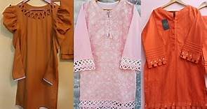 Top Stylish Casual Wear Comfortable Shirts Designs For Girls l Lawn Cotton Shirt Designing Ideas