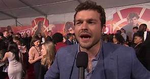 Solo: A Star Wars Story: Alden Ehrenreich "Han Solo" Movie Premiere Interview | ScreenSlam