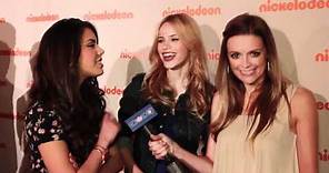 Samantha Boscarino & Halston Sage Interview - 2012 Nickelodeon Upfronts