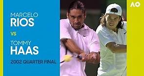 Marcelo Rios v Tommy Haas - Australian Open 2002 Quarter Final | AO Classics