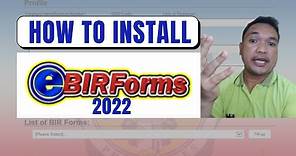 How To Download, Install or Update the Electronic BIR Forms (eBIRForms)for new & existing taxpayers