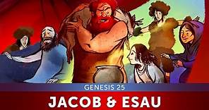 Jacob and Esau - Genesis 25 | Bible Story and Sunday School Lesson for kids | Sharefaithkids.com