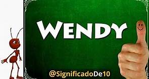Significado del nombre Wendy 【Significado de los Nombres】
