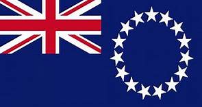 Bandera e Himno de Islas Cook (Nueva Zelanda) - Flag and Anthem of Cook Islands (New Zealand)