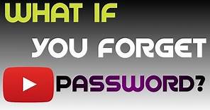 How to Recover YouTube Password | Recover YouTube Password