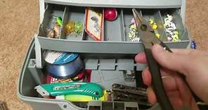 Basic tackle in a tackle box