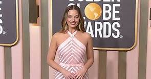 Margot Robbie 2023 Golden Globes Arrivals