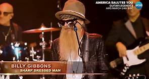 ZZ Top's Billy Gibbons Performs "Sharp Dressed Man" at America Salutes You: Guitar Legends 2