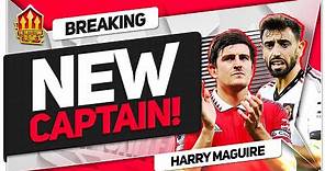 MAGUIRE Loses CAPTAINCY! Man Utd Transfer News