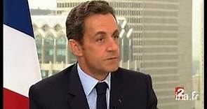 Interview du président de la République Monsieur Nicolas Sarkozy