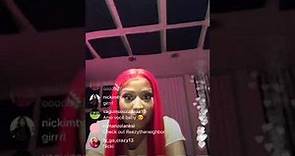 Nicki Minaj Instagram live