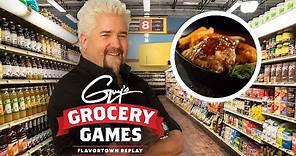 CHALLENGE: Make a Fried Chicken Dinner... HEALTHY! | Guy's Grocery Games | Food Network