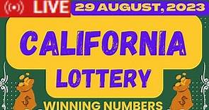 California Evening Lottery Drawing Results - 29 Aug, 2023 - Daily 3 - Fantasy 5 - SuperLotto Plus