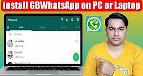 How to install GBWhatsApp on PC or Laptop || GBWhatsApp Laptop Me Kaise Chalaye
