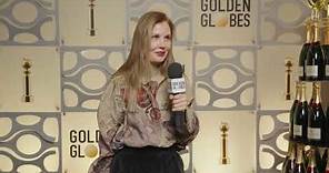 Justine Triet | 81st Golden Globes Winner's Backstage Interview