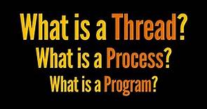 What is a Thread? | Threads, Process, Program, Parallelism and Scheduler Explained | Geekific
