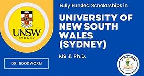 University of New South Wales (UNSW) Australia Scholarships | For International Students 2023