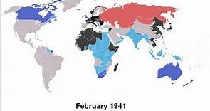 World War II Timelapse Map